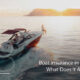 Speedboat with passenger on the bow at sunset — boat insurance South Africa from GRIB